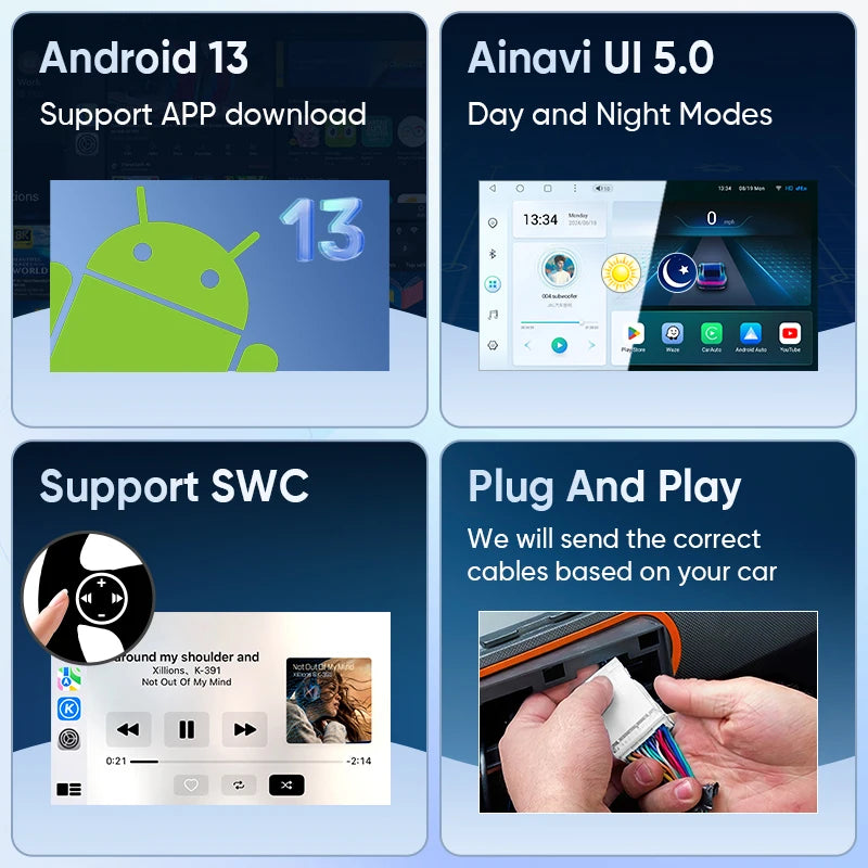 Ainavi Car Radio For Renault Clio 4 2012 2013 2014 2015 2016 2017 2018 Wireless Carplay Android Auto Multimedia 2 Din autoradio