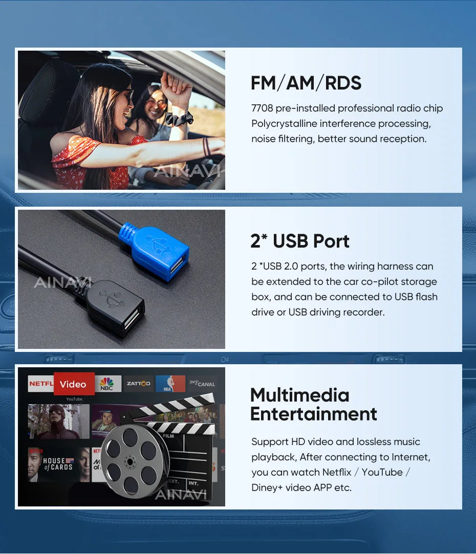 Ainavi Car Radio For Renault Clio 4 2012 2013 2014 2015 2016 2017 2018 Wireless Carplay Android Auto Multimedia 2 Din autoradio