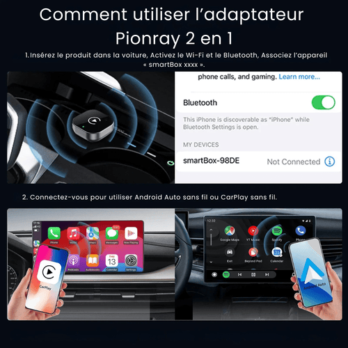 Boîte CarPlay & Android Auto Sans Fil - Teknovara Innovation HubBoîte CarPlay & Android Auto Sans Fil