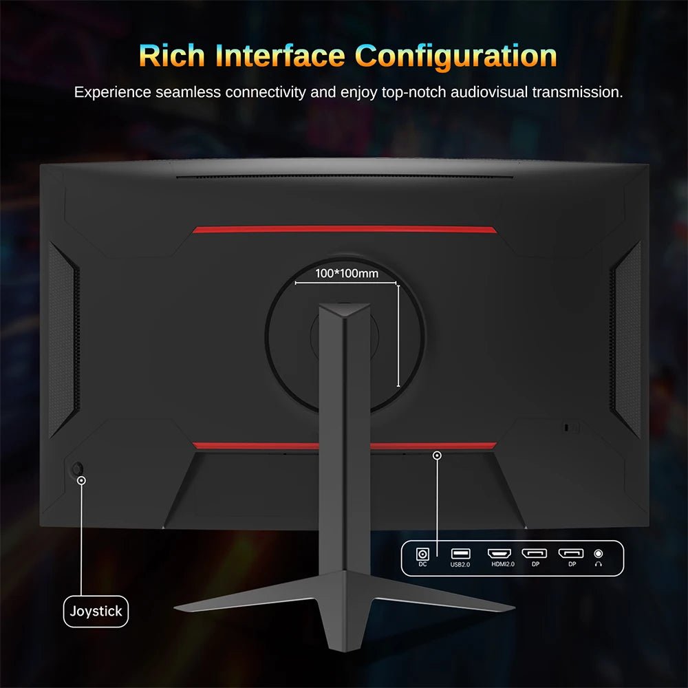 KTC H32S17 Gaming Monitor 32 - inch 2560x1440 QHD 180Hz HVA Curved 1500R 300cd/m2 Brightness, 125% sRGB, 1ms(MPRT) Response Time - Teknovara Innovation HubKTC H32S17 Gaming Monitor 32 - inch 2560x1440 QHD 180Hz HVA Curved 1500R 300cd/m2 Brightness, 125% sRGB, 1ms(MPRT) Response Time